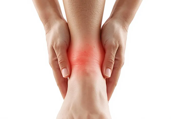 ورم با به دلیل فلبیت یا التهاب رگ