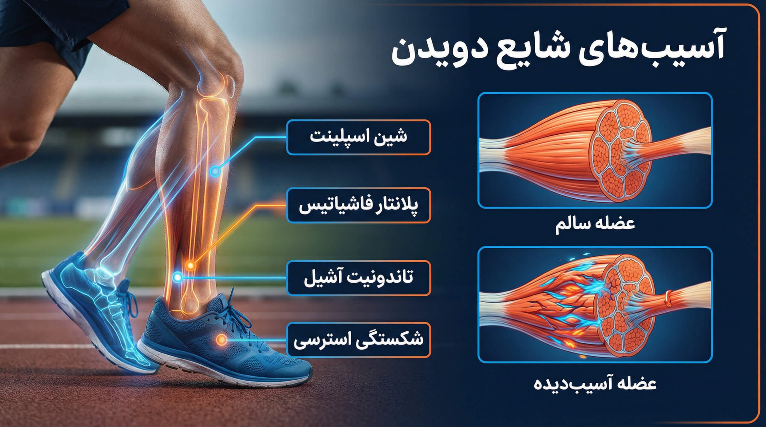 آسیب‌های دویدن و دو و میدانی