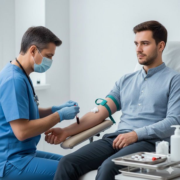 انجام آزمایش خون